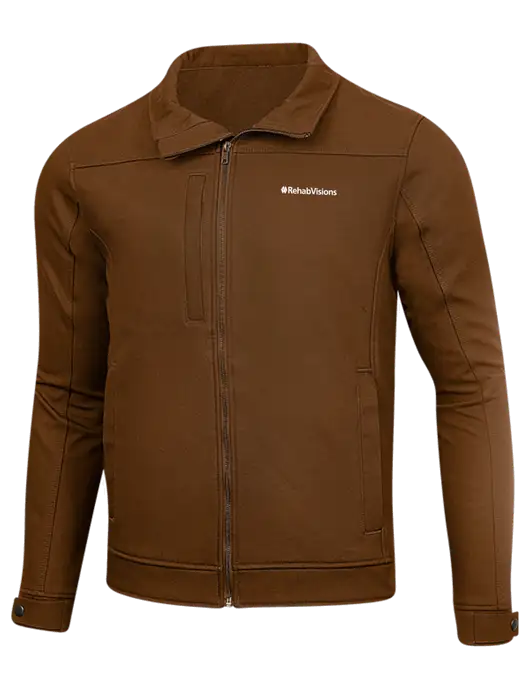 Cornerstone Duck Brown Duck Bonded Soft Shell Jacket w/RehabVisions Logo
