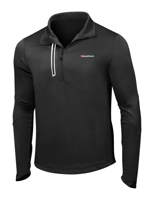 OGIO Blacktop Endurance Fulcrum 1/4 Zip w/RehabVisions Logo