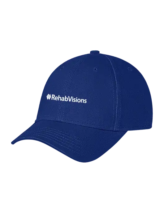 Royal Structured Soft Snap Closure Hook & Loop Cap w/RehabVisions Logo
