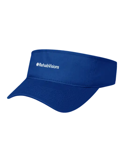 Royal Cap Visor w/RehabVisions Logo