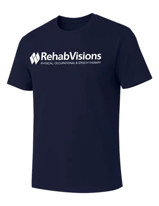 Allmade Dark Navy Organic Cotton Tee w/RehabVisions Logo