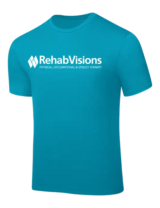 Sapphire PosiCharge Competitor Tee w/RehabVisions Logo