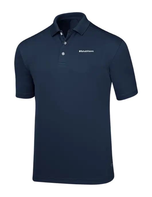 Callaway Core Navy Performance Polo w/RehabVisions Logo