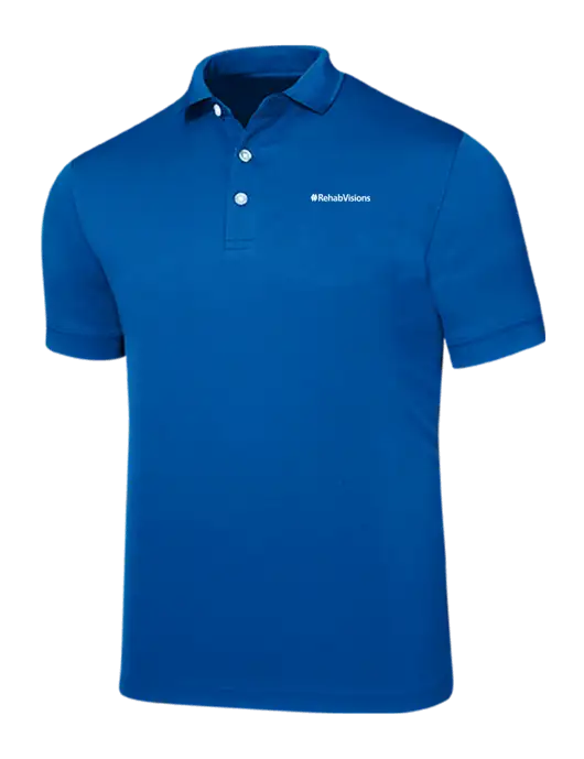 Callaway Ottoman Royal Blue Polo w/RehabVisions Logo