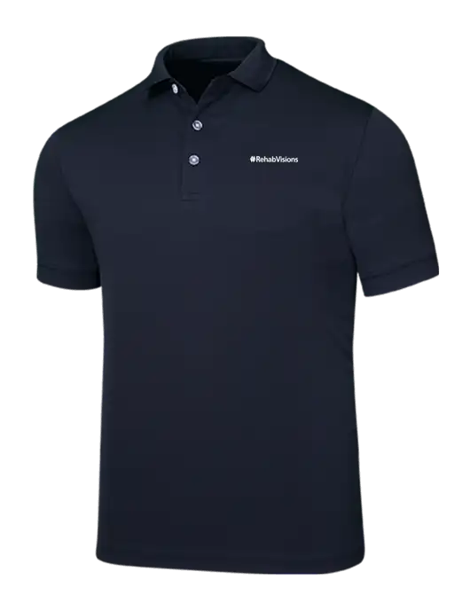 Callaway Ottoman Navy Polo w/RehabVisions Logo