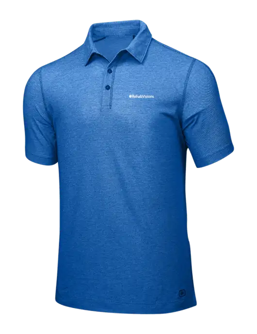 OGIO Royal Blue ONYX Polo w/RehabVisions Logo