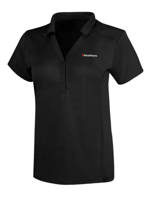 OGIO Blacktop Womens Framework Polo w/RehabVisions Logo