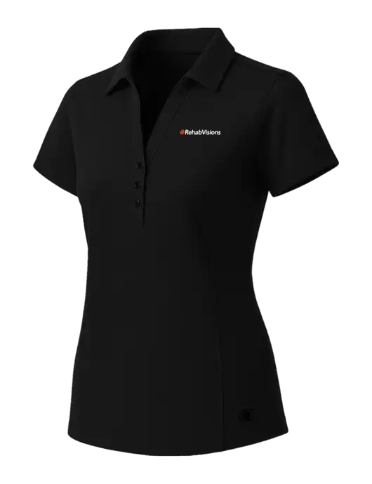 OGIO Womens Blacktop ONYX Polo w/RehabVisions Logo