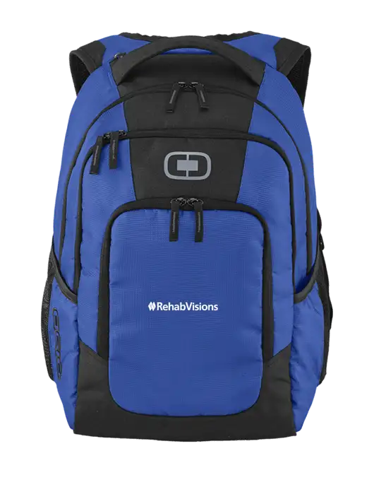 OGIO Cobalt Logan Laptop Backpack
 w/RehabVisions Logo