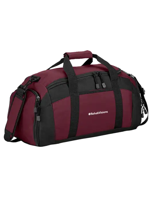 Everyday Maroon Gym Bag w/RehabVisions Logo