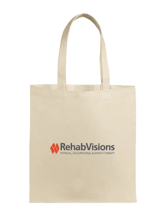 Eco Blend Natural Canvas Tote w/RehabVisions Logo
