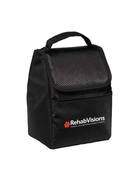 Lunch Bag Black Cooler w/RehabVisions Logo
