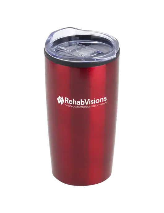 Olympus Red 20 oz Tumbler w/RehabVisions Logo