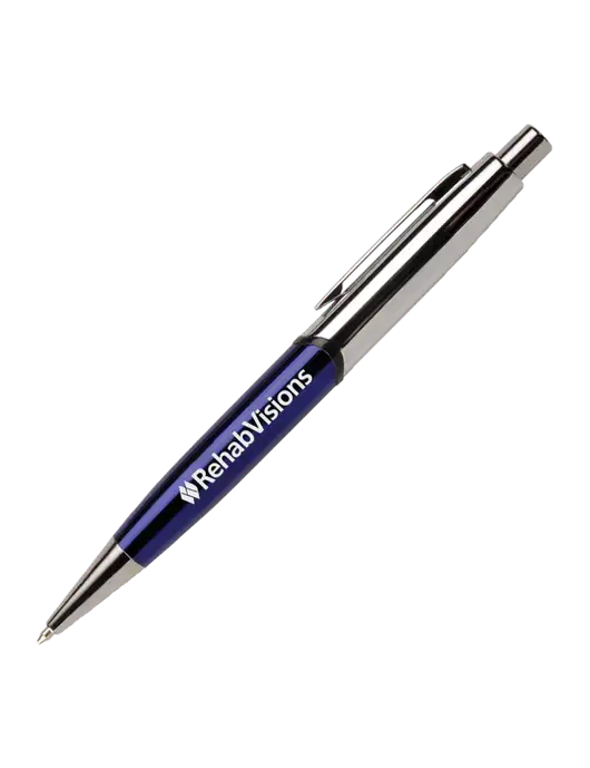 Chimera Blue Pen - Black Ink w/RehabVisions Logo