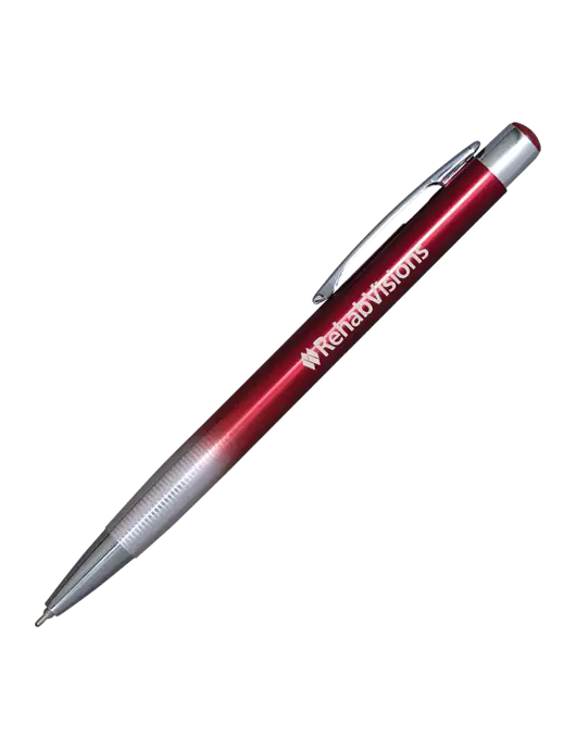 Desi Ombre Maroon Pen - Black Ink w/RehabVisions Logo