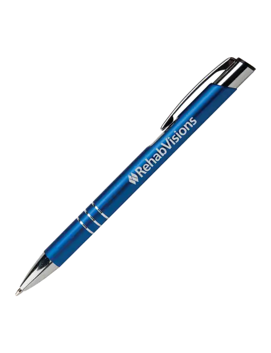 Laurent Blue Pen - Black Ink w/RehabVisions Logo