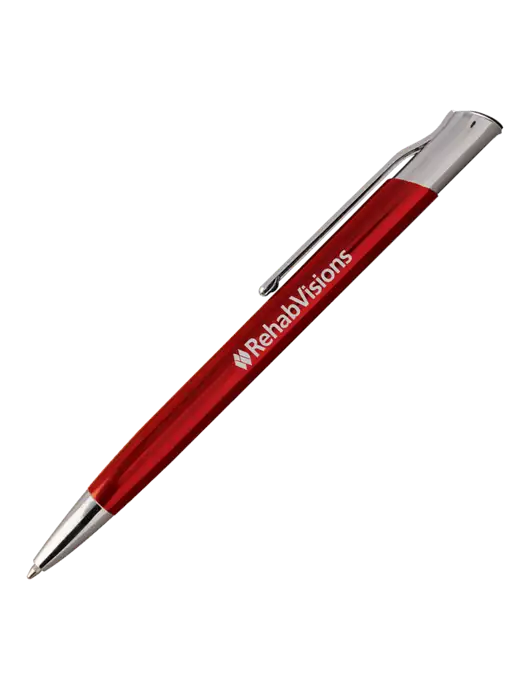 San Malo Red Pen - Black Ink w/RehabVisions Logo