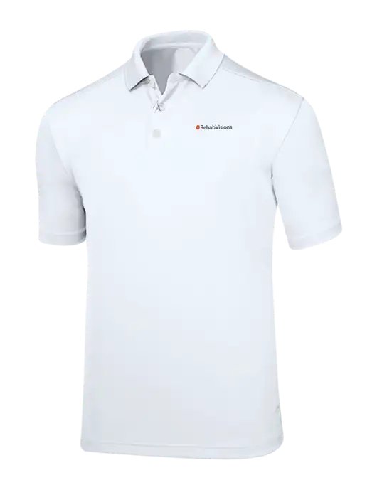 Callaway Core Bright White Performance Polo w/RehabVisions Logo