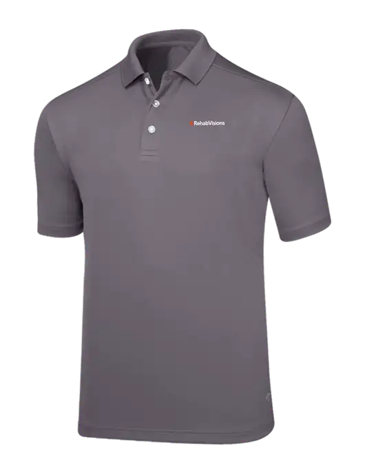 Callaway Core Medium Grey Performance Polo w/RehabVisions Logo