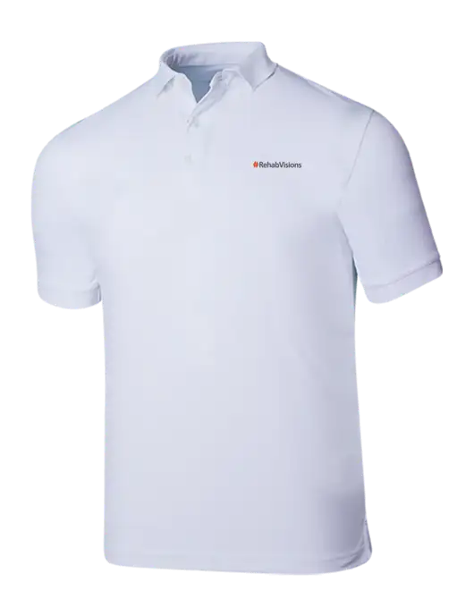 Callaway Ottoman Bright White Polo w/RehabVisions Logo