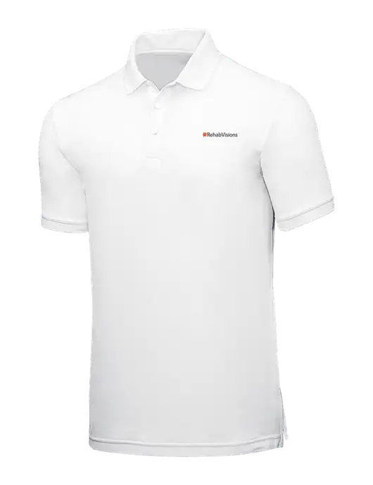 White Core Classic Pique w/RehabVisions Logo