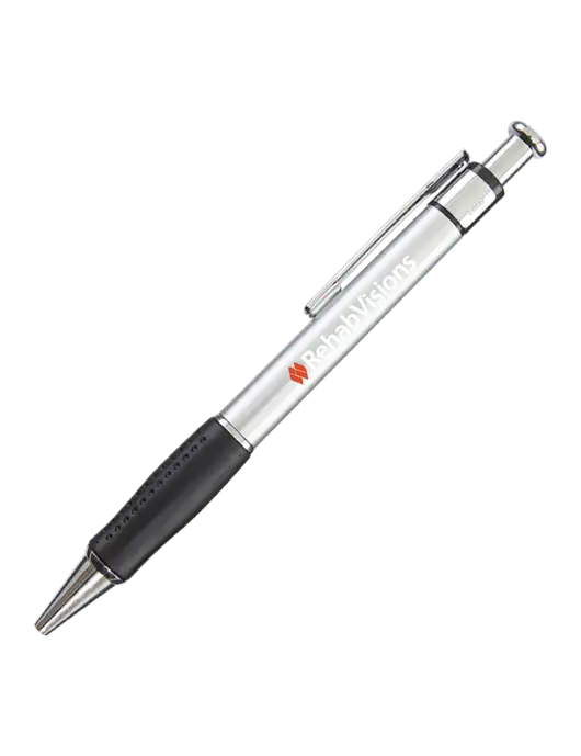Malta Silver Pen - Black Ink w/RehabVisions Logo