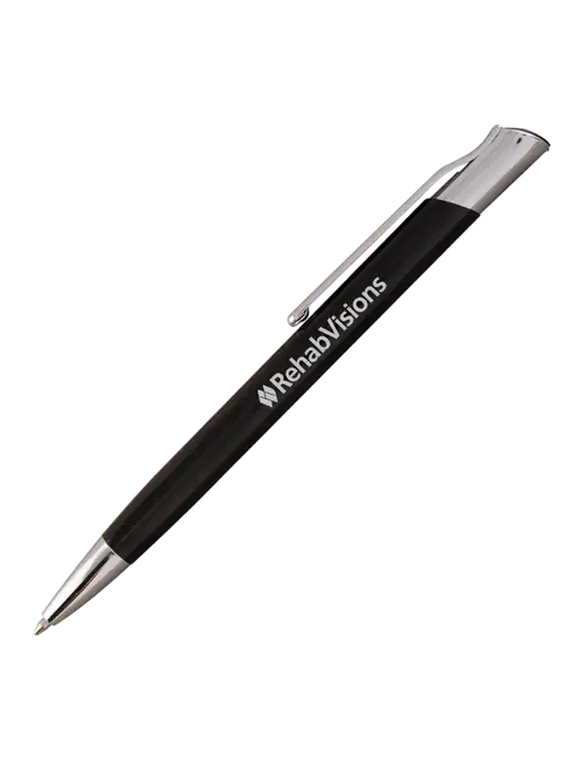 San Malo Black Pen - Black Ink w/RehabVisions Logo