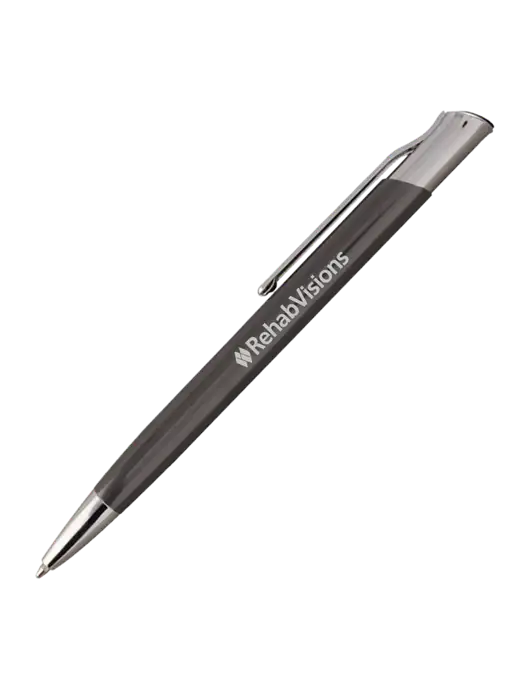 San Malo Gunmetal Pen - Black Ink w/RehabVisions Logo