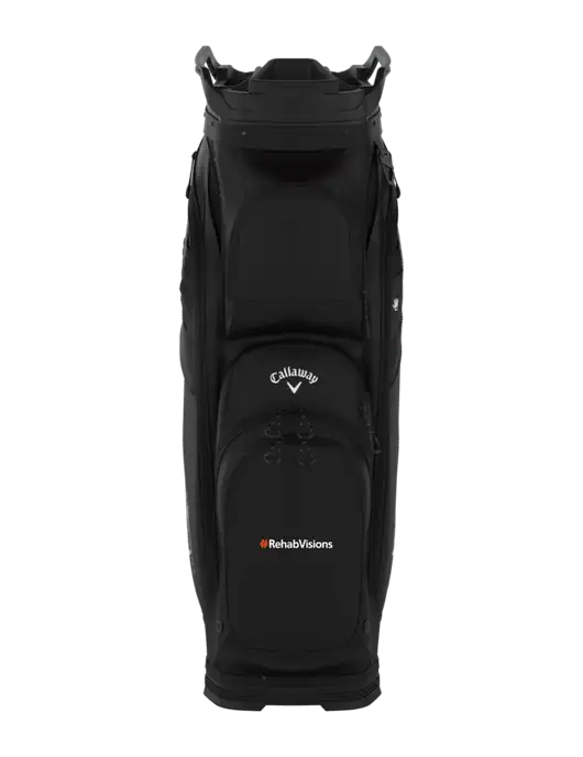 Callaway Org 14 Black Cart Golf Bag  w/RehabVisions Logo