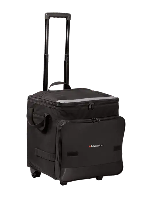 Black Rolling Cooler w/RehabVisions Logo