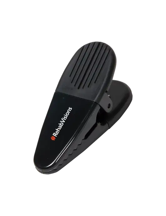 Magnetic Black Power Clip w/RehabVisions Logo