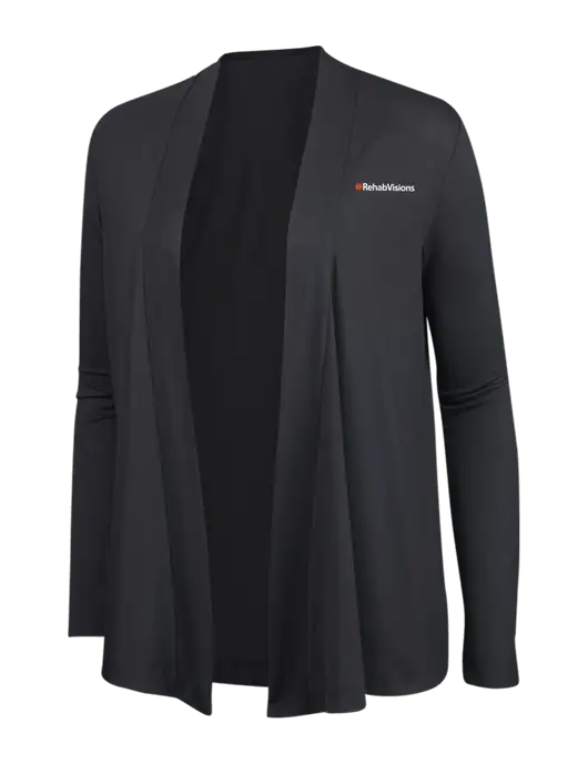 Smoke Grey Womens Concept Cardigan w/RehabVisions Logo