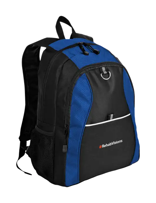 Honeycomb Twilight Blue/Black Backpack w/RehabVisions Logo
