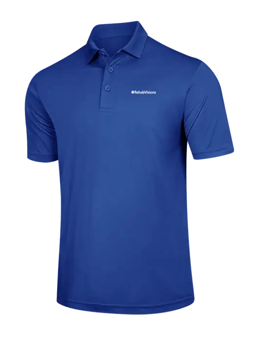 Royal PosiCharge Competitor Polo w/RehabVisions Logo