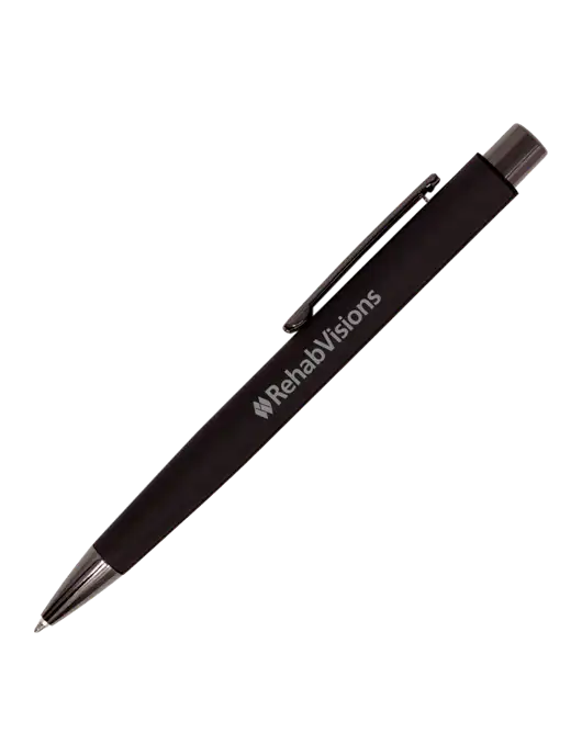 Moana Comfort Black - Black Ink w/RehabVisions Logo