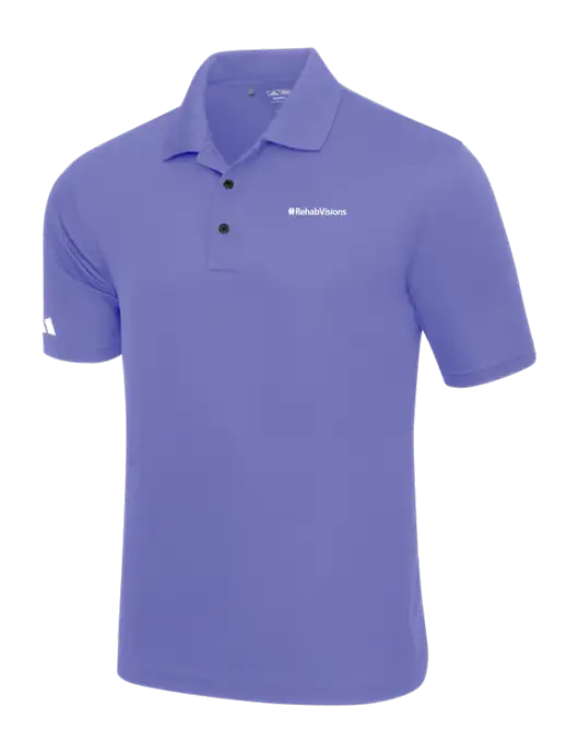 Adidas Light Purple Basic Sport Polo w/RehabVisions Logo
