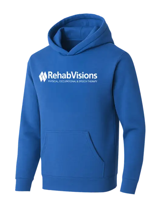 BELLA+CANVAS Royal Sponge Fleece Pullover Hoodie w/RehabVisions Logo
