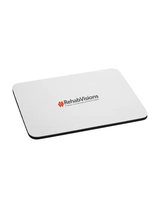Neoprene Mouse Pad 9.25" x 7.75"  w/RehabVisions Logo