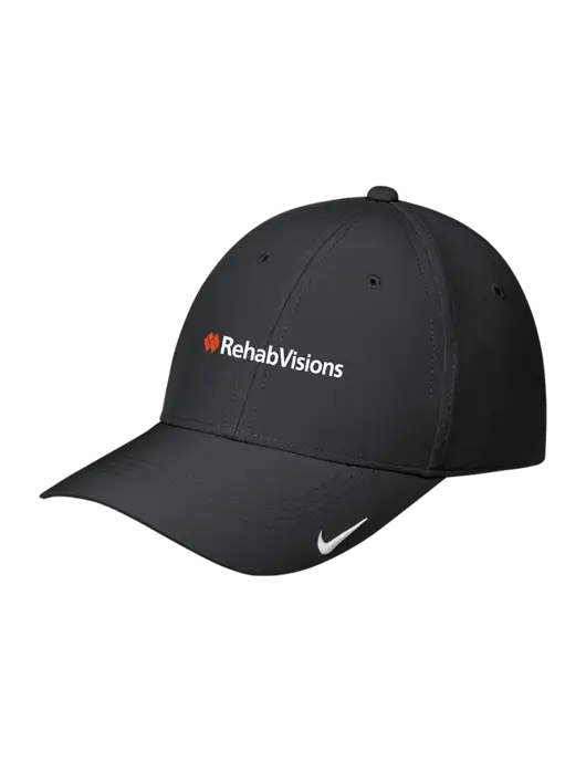 Nike Black Dri-FIT Legacy Cap w/RehabVisions Logo