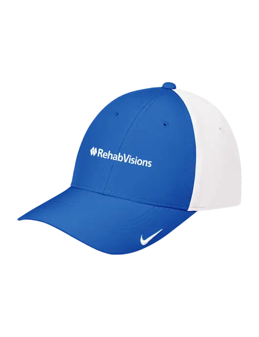 Nike Royal/White Dri-FIT Legacy Cap w/RehabVisions Logo