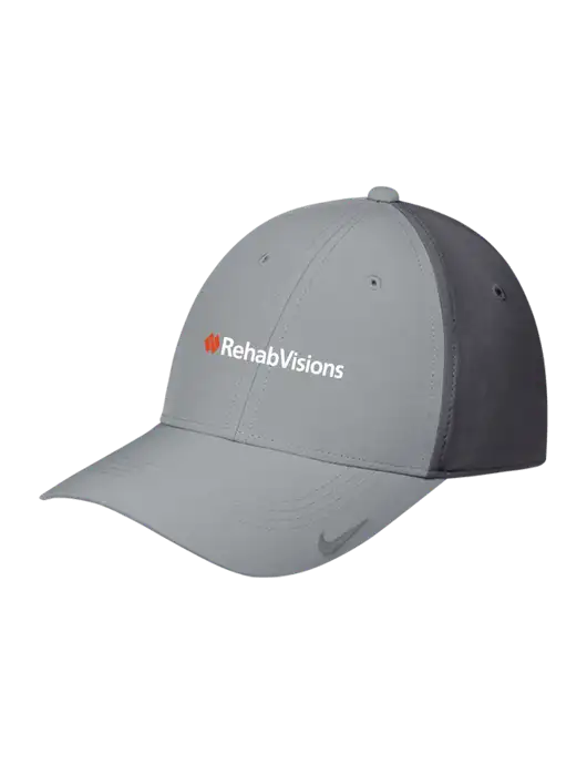 Nike Light Grey/Dark Grey Dri-FIT Legacy Cap w/RehabVisions Logo