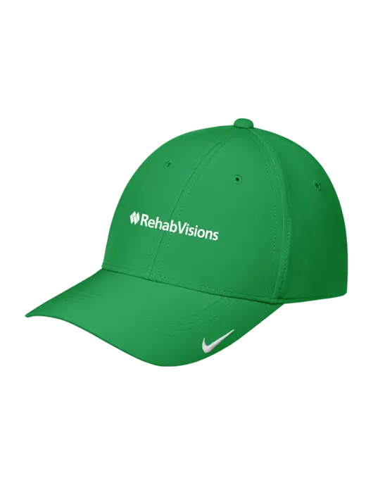 Nike Kelly Green Dri-FIT Legacy Cap w/RehabVisions Logo