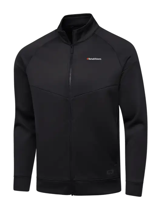 OGIO Black Endurance Modern Performance Full-Zip w/RehabVisions Logo