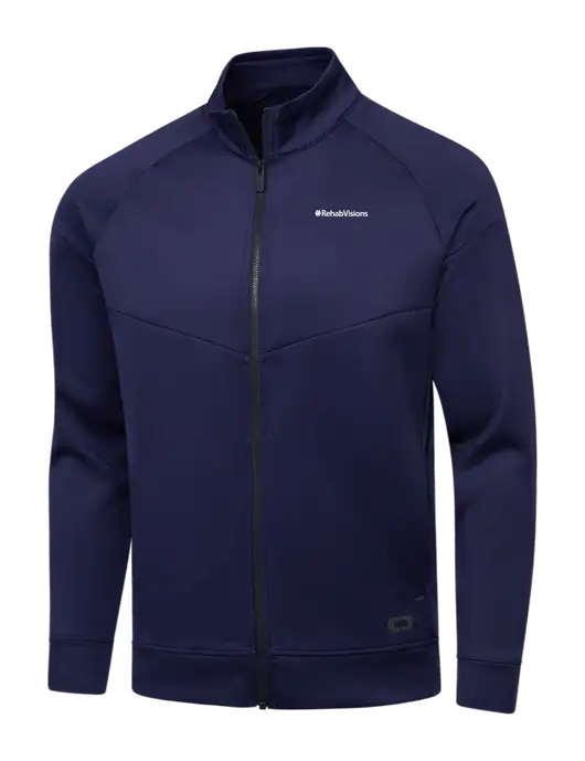 OGIO Navy Endurance Modern Performance Full-Zip w/RehabVisions Logo