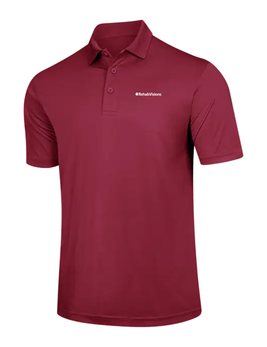 Cardinal PosiCharge Competitor Polo w/RehabVisions Logo