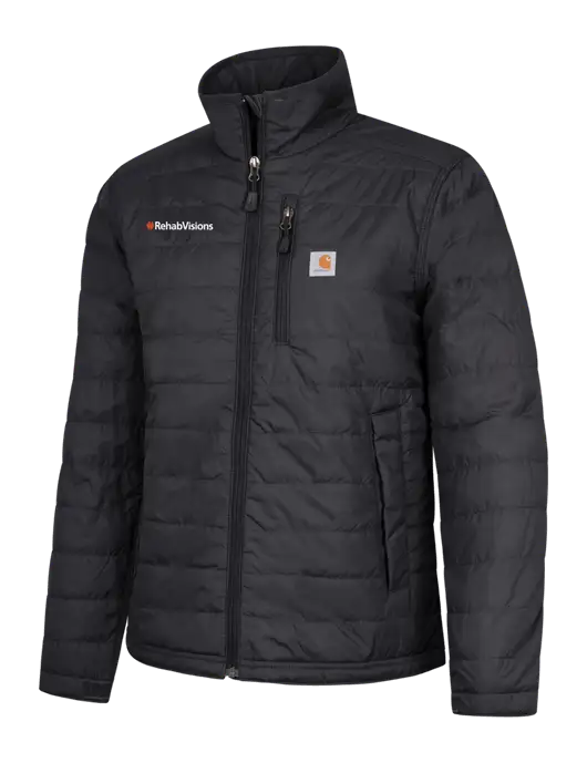 Carhartt Womens Black Gilliam Jacket w/RehabVisions Logo