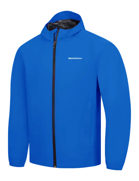Royal Essential Rain Jacket w/RehabVisions Logo