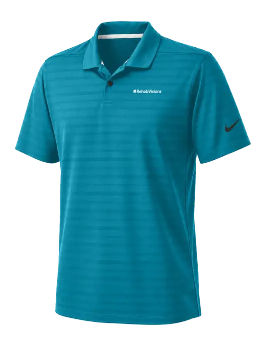 Nike Sapphire Blue Dri-FIT Vapor Jacquard Polo w/RehabVisions Logo