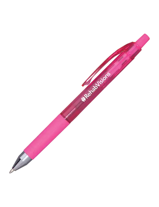 Translucent Pink Tint Pen - Pink Ink w/RehabVisions Logo