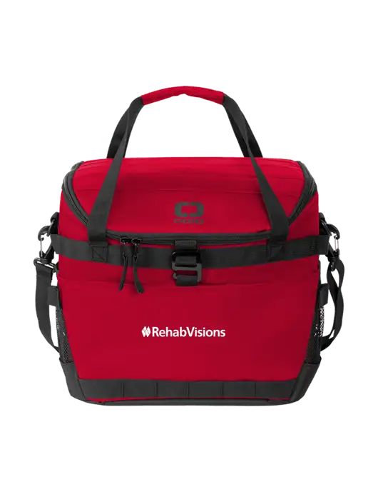 OGIO Red Sprint 24-Pack Cooler w/RehabVisions Logo